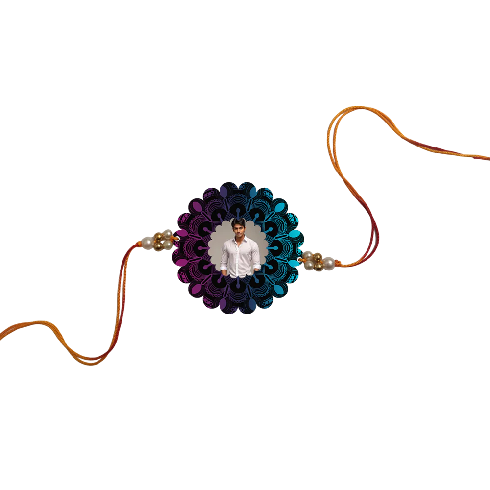 Photo Rakhi ( Customized / Personalized ) Graceful Rakhi - Image 2
