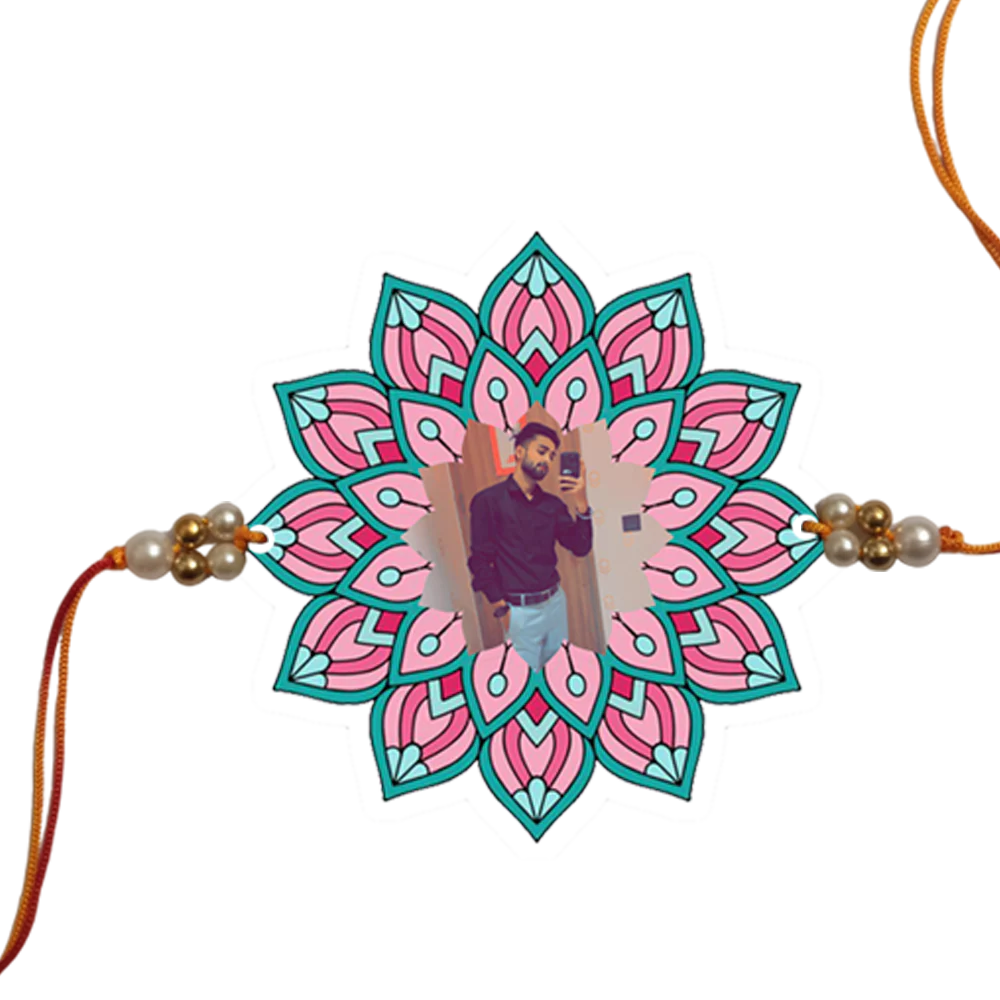 Photo Rakhi ( Customized / Personalized /  Happy Rakshabandhan / Photo Rakhi