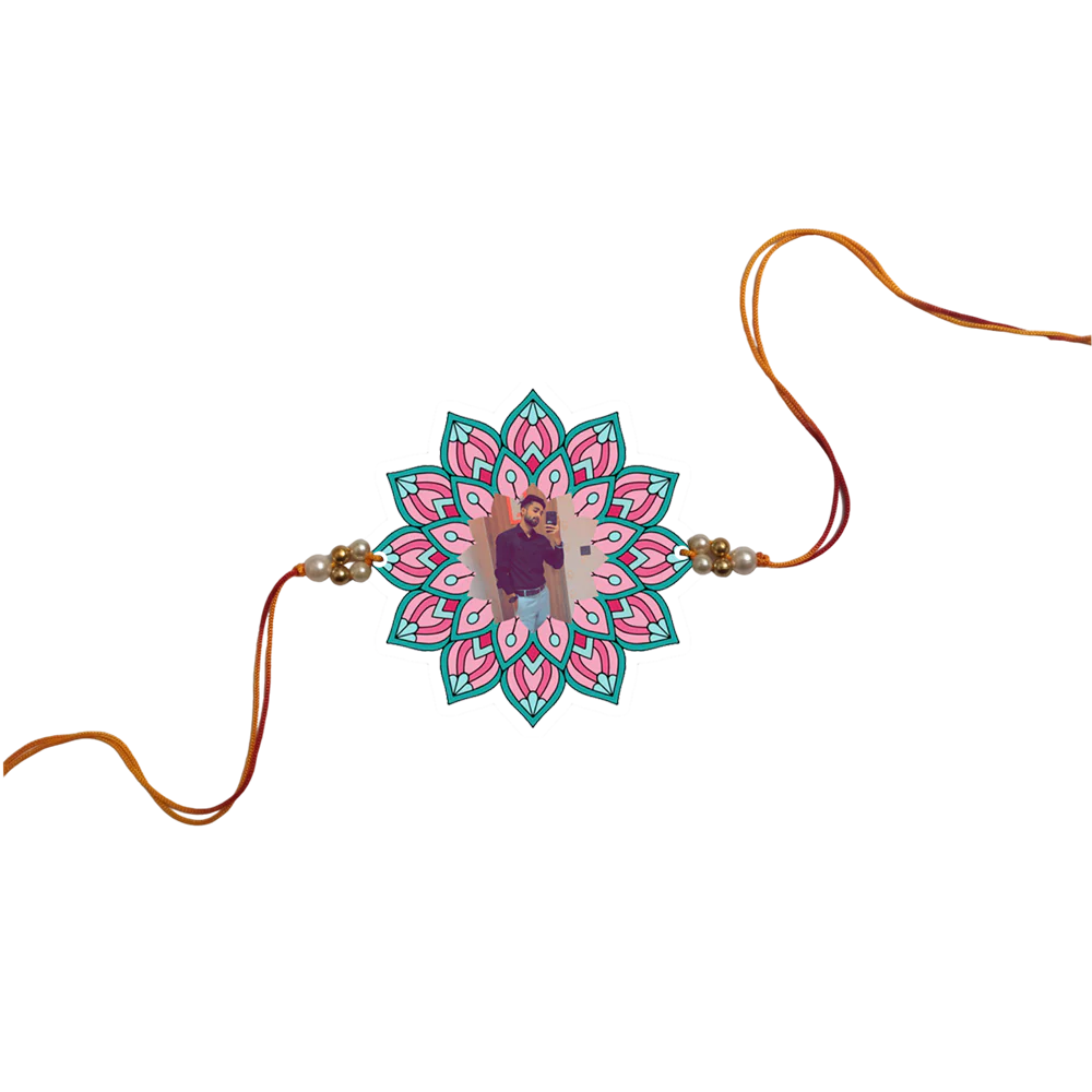 Photo Rakhi ( Customized / Personalized /  Happy Rakshabandhan / Photo Rakhi - Image 2