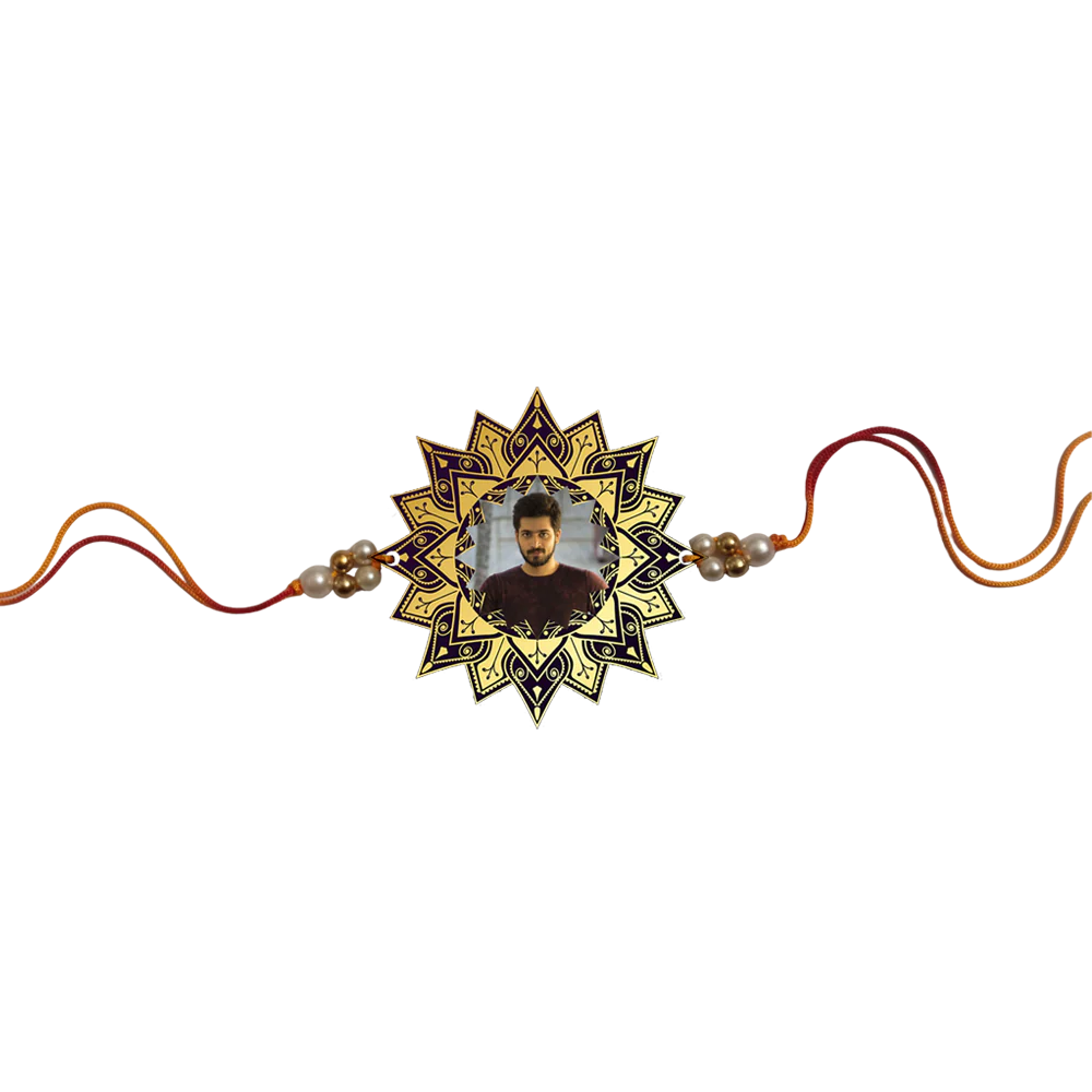Photo Rakhi ( Customized / Personalized ) Lovely Printed Rakhi - Image 2