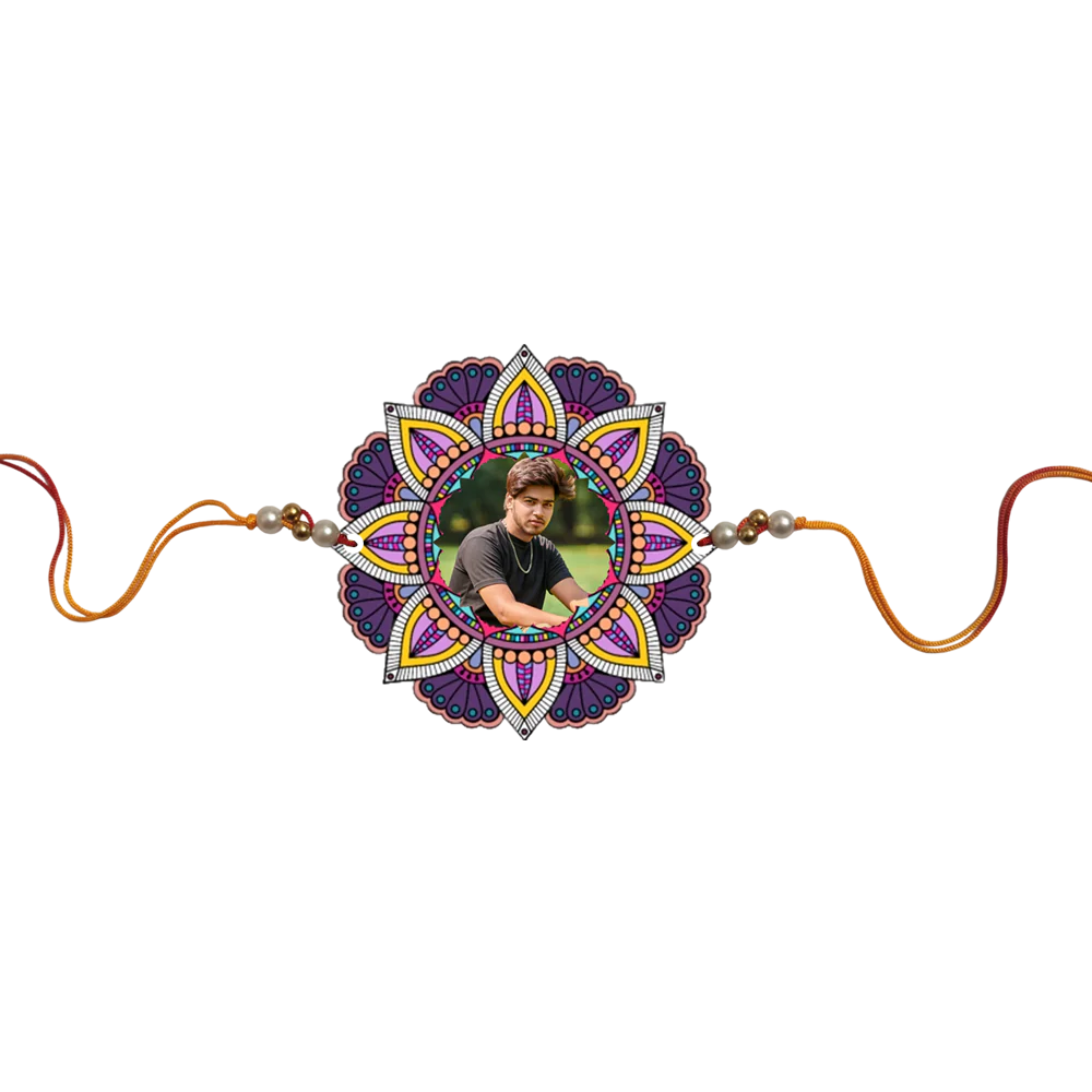 Photo Rakhi ( Customized / Personalized / Lovely Rakshabandhan / Photo Rakhi - Image 2