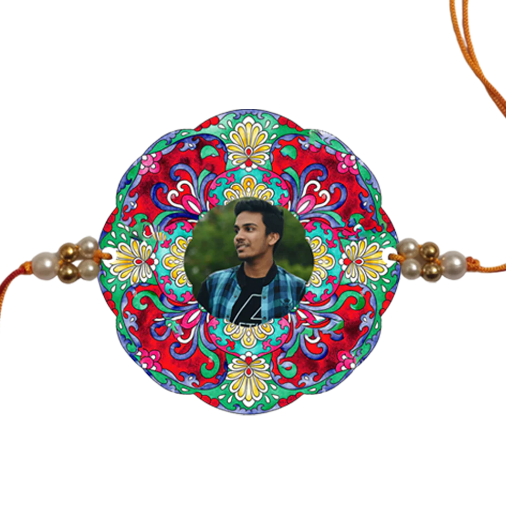 Photo Rakhi ( Customized / Personalized / My Caring Bro /Rakhi Festival / Photo Rakhi