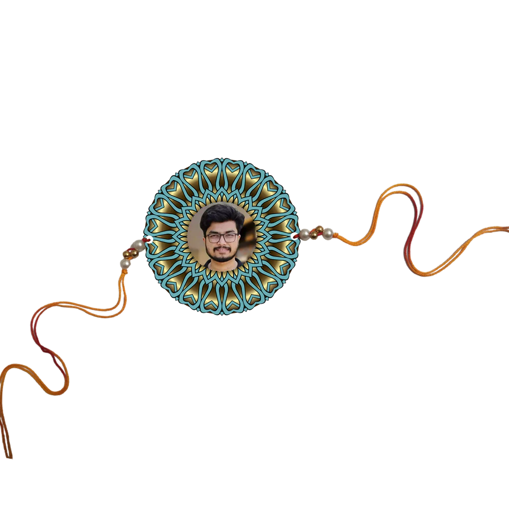 Photo Rakhi ( Customized / Personalized / My Caring Sister /Rakhi Festival / Photo Rakhi - Image 2