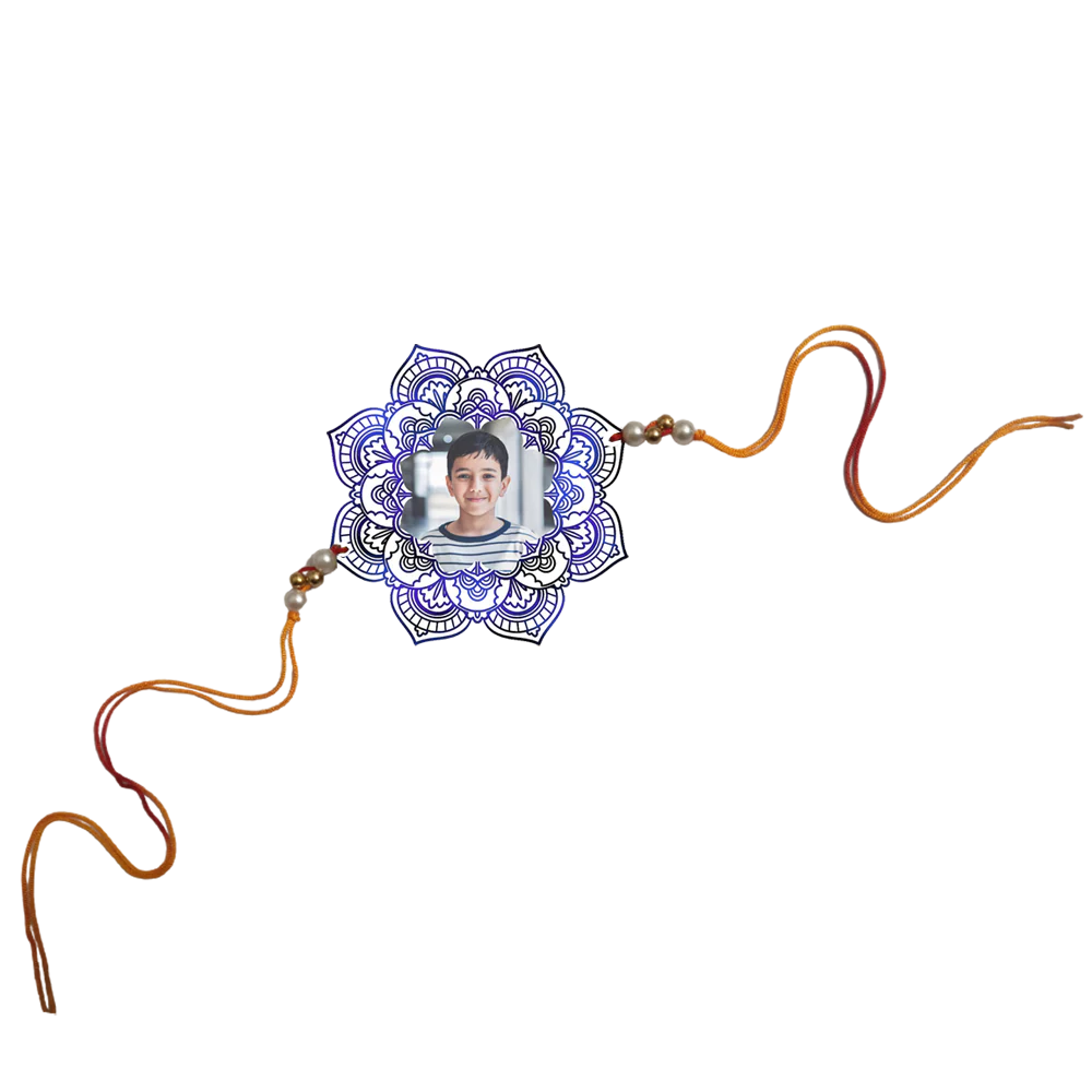 Photo Rakhi ( Customized / Personalized / My Handsome Bro Photo Rakhi - Image 2