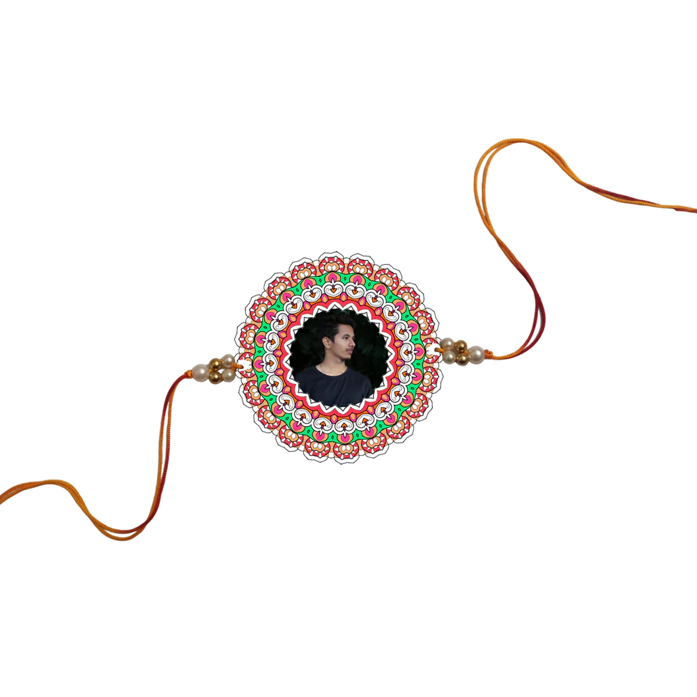 Photo Rakhi ( Customized / Personalized / My Happy Best Sister /Rakhi Festival / Photo Rakhi - Image 2