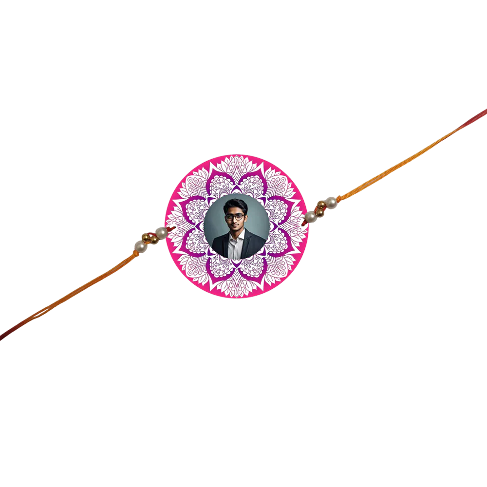 Photo Rakhi ( Customized / Personalized / My Lovely Bro Photo Rakhi - Image 2