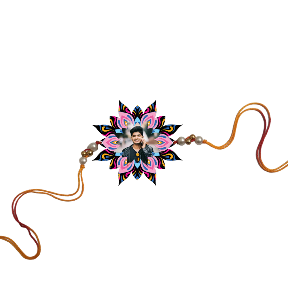 Photo Rakhi ( Customized / Personalized ) Pretty Rakhi - Image 2