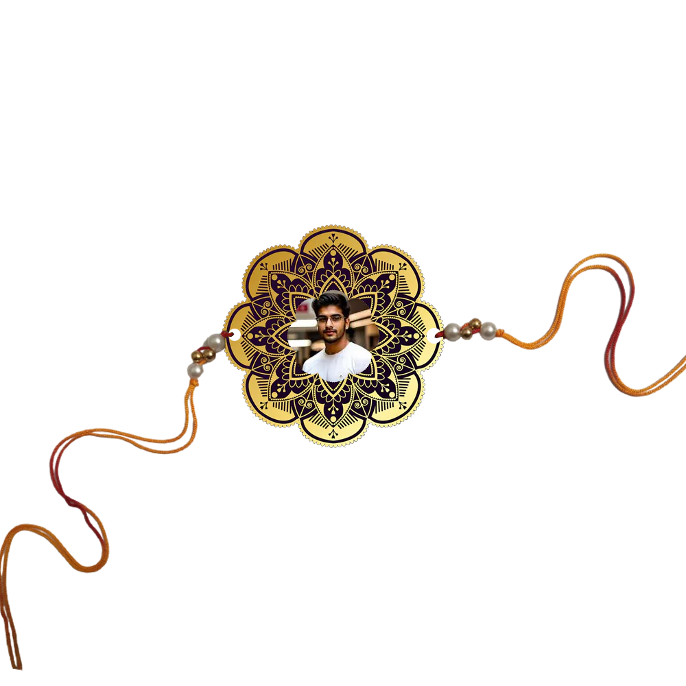 Photo Rakhi ( Customized / Personalized ) Printed Rakhi - Image 3