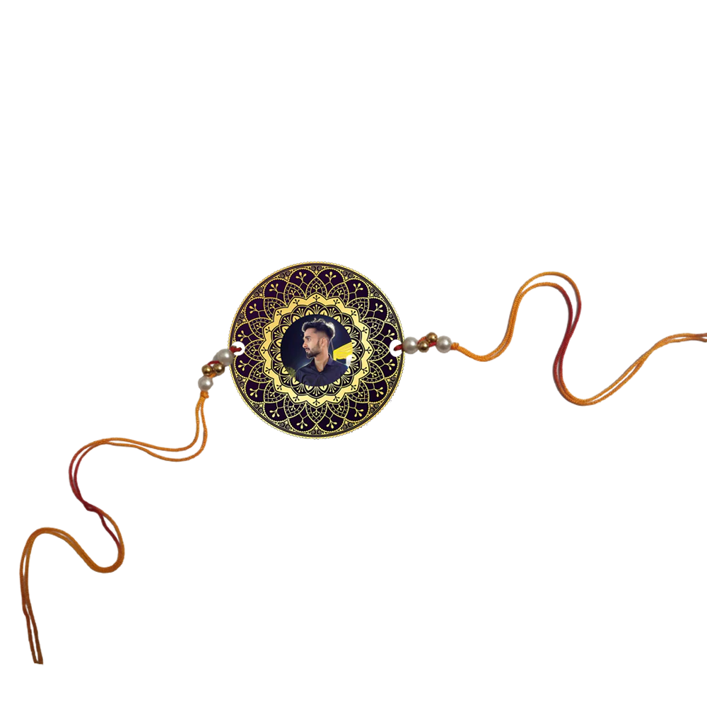 Photo Rakhi ( Customized / Personalized ) Wonderful Printed Rakhi - Image 2