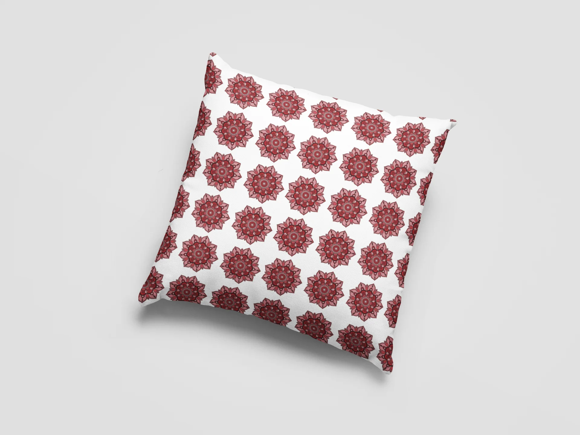 Printed Ethnic Cushion Cover with Filler Included ( 12 inch x 12 inch )