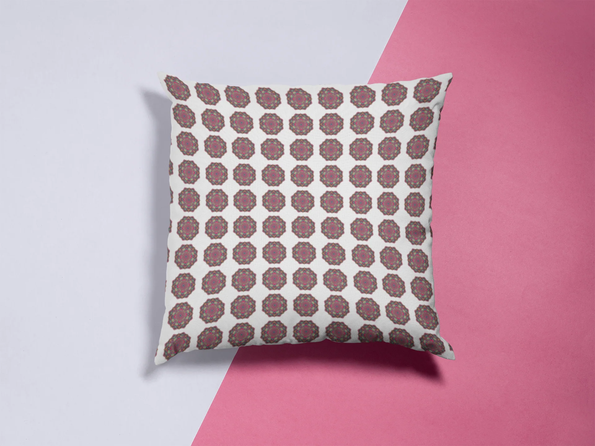 Printed Ethnic Cushion Cover with Filler Included ( 12 inch x 12 inch ) - Image 10
