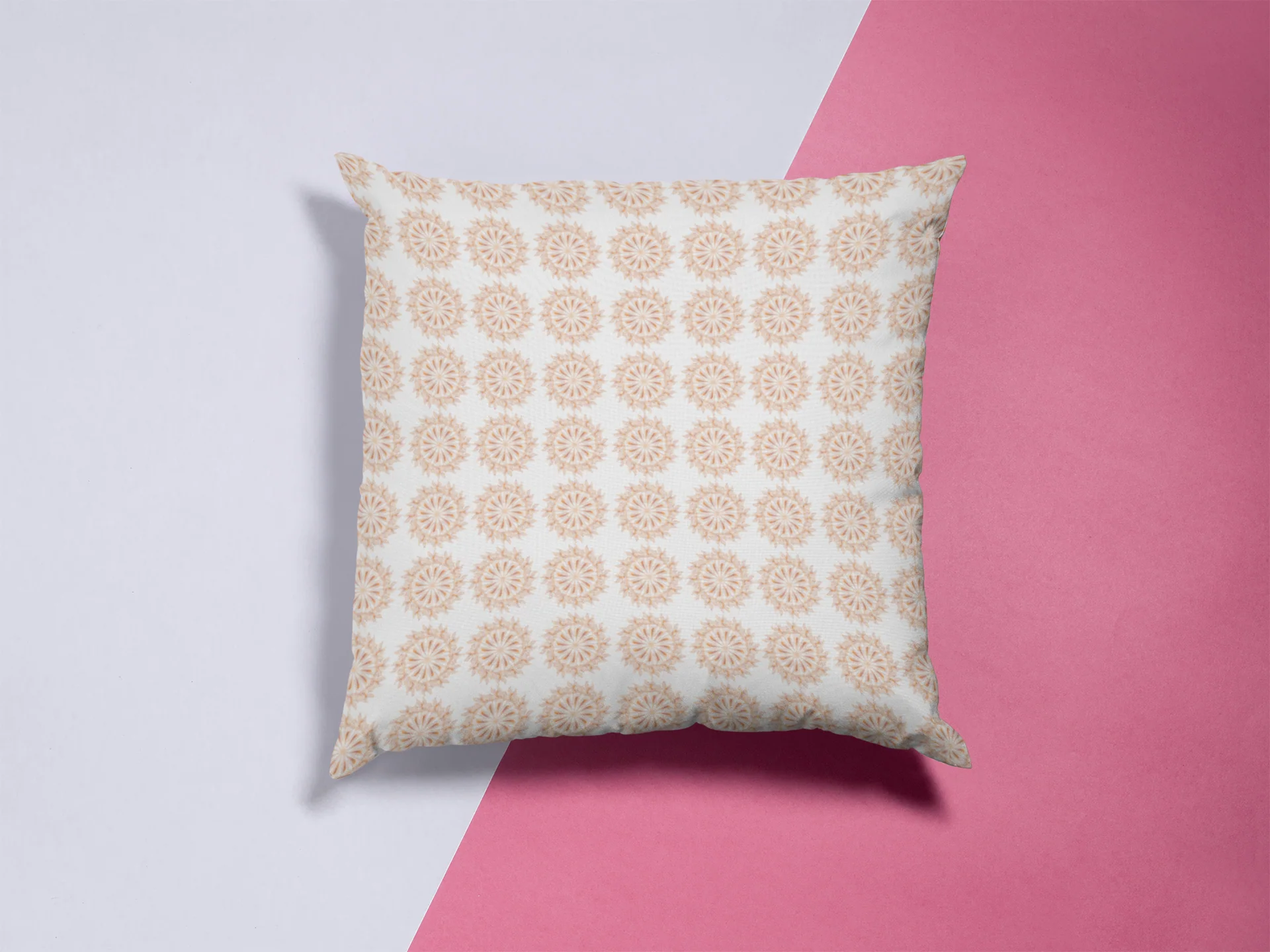 Printed Ethnic Cushion Cover with Filler Included ( 12 inch x 12 inch ) - Image 7
