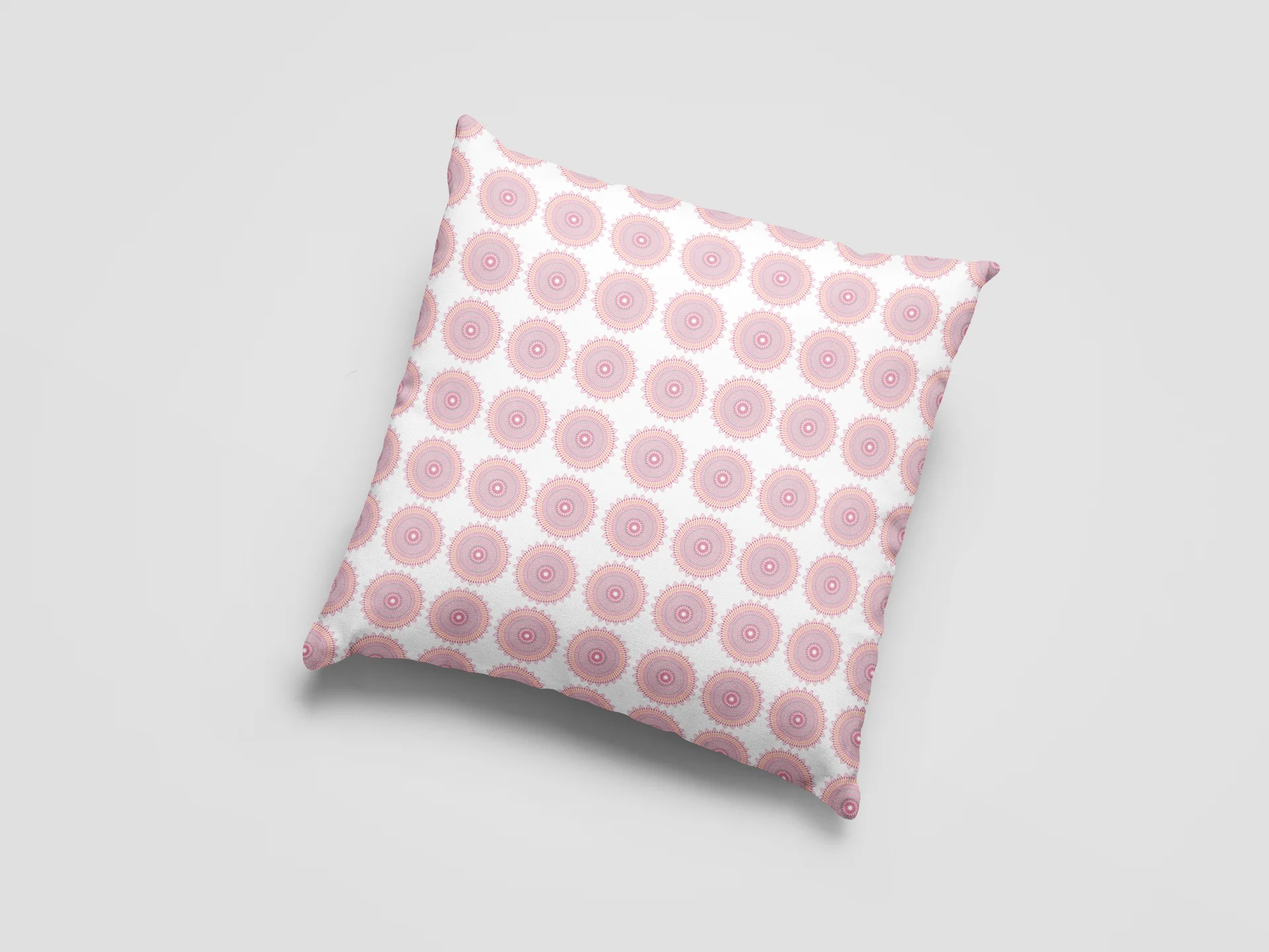 Printed Ethnic Cushion Cover with Filler Included ( 12 inch x 12 inch )