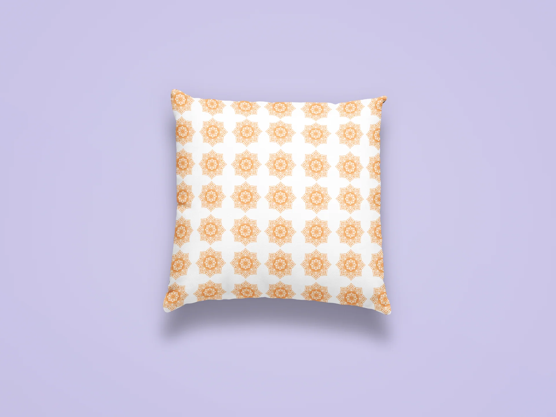 Printed Ethnic Cushion Cover with Filler Included ( 12 inch x 12 inch )