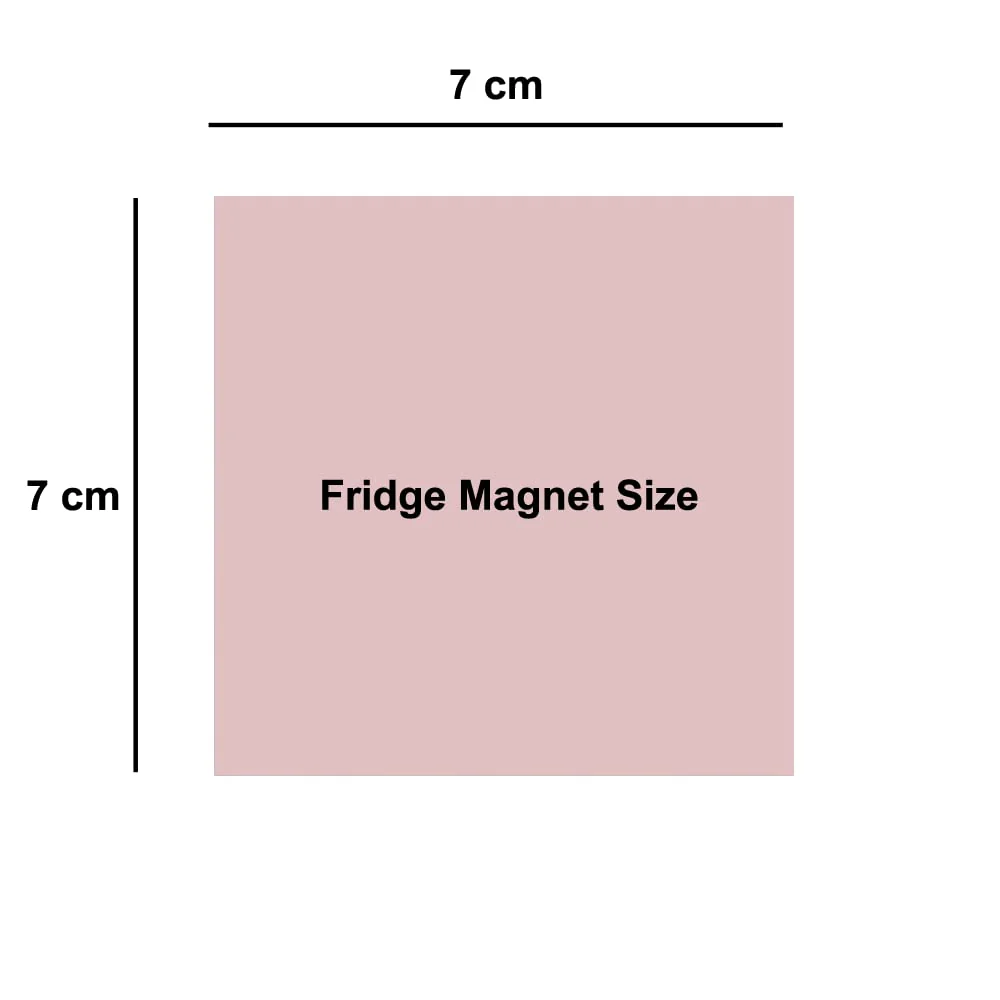 Prints and Cuts Maldives Set of Fridge Magnet and Key Chain (Combo) - Image 2
