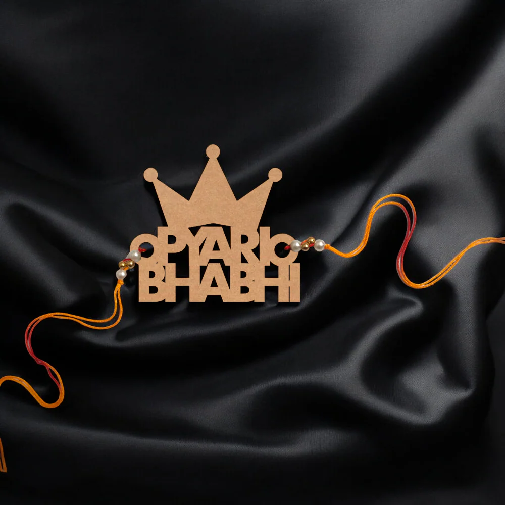Pyari Bhabhi Wooden Rakhi ( Queen ) - Image 3