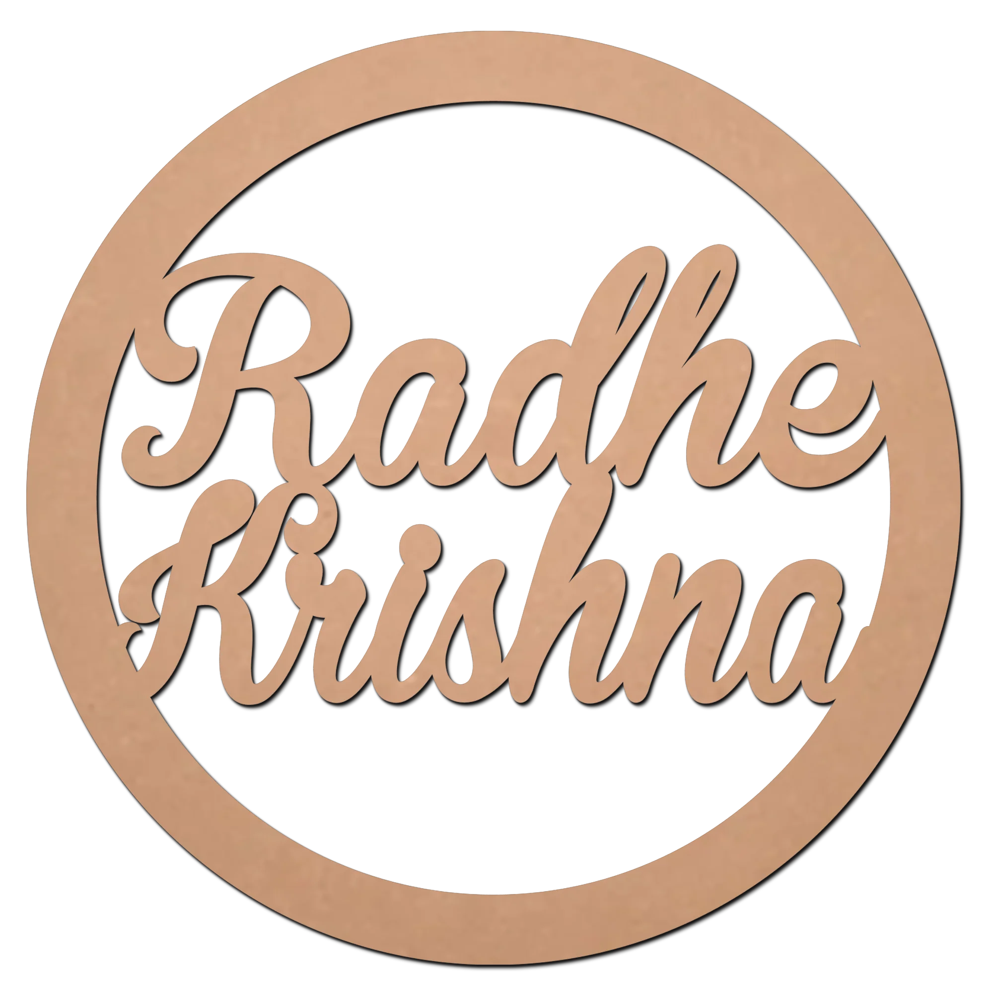 Radhe Krishna MDF Cutouts for Art and Craft Work / Craft Shapes