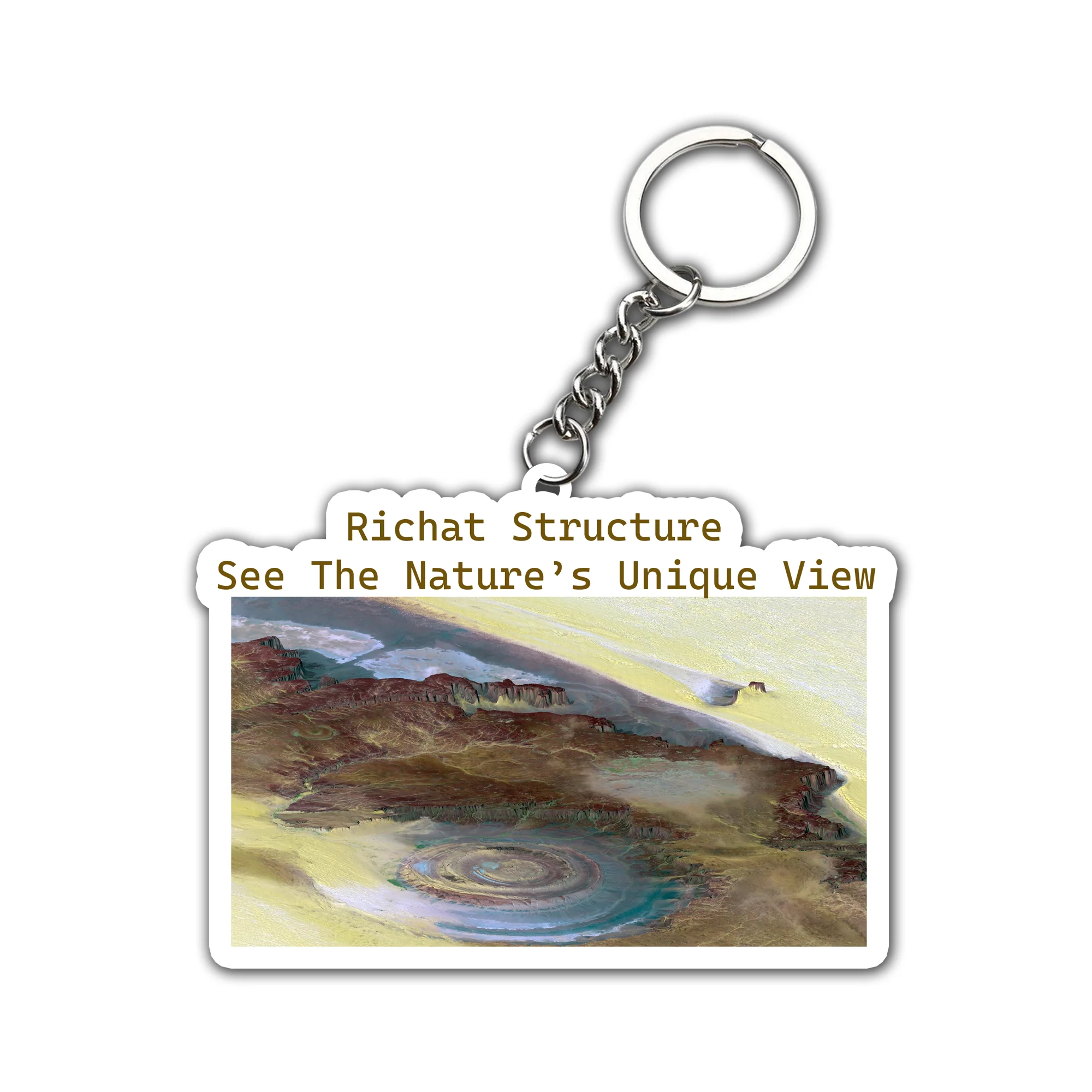 Richat Structure Key Chain (Set of 2)
