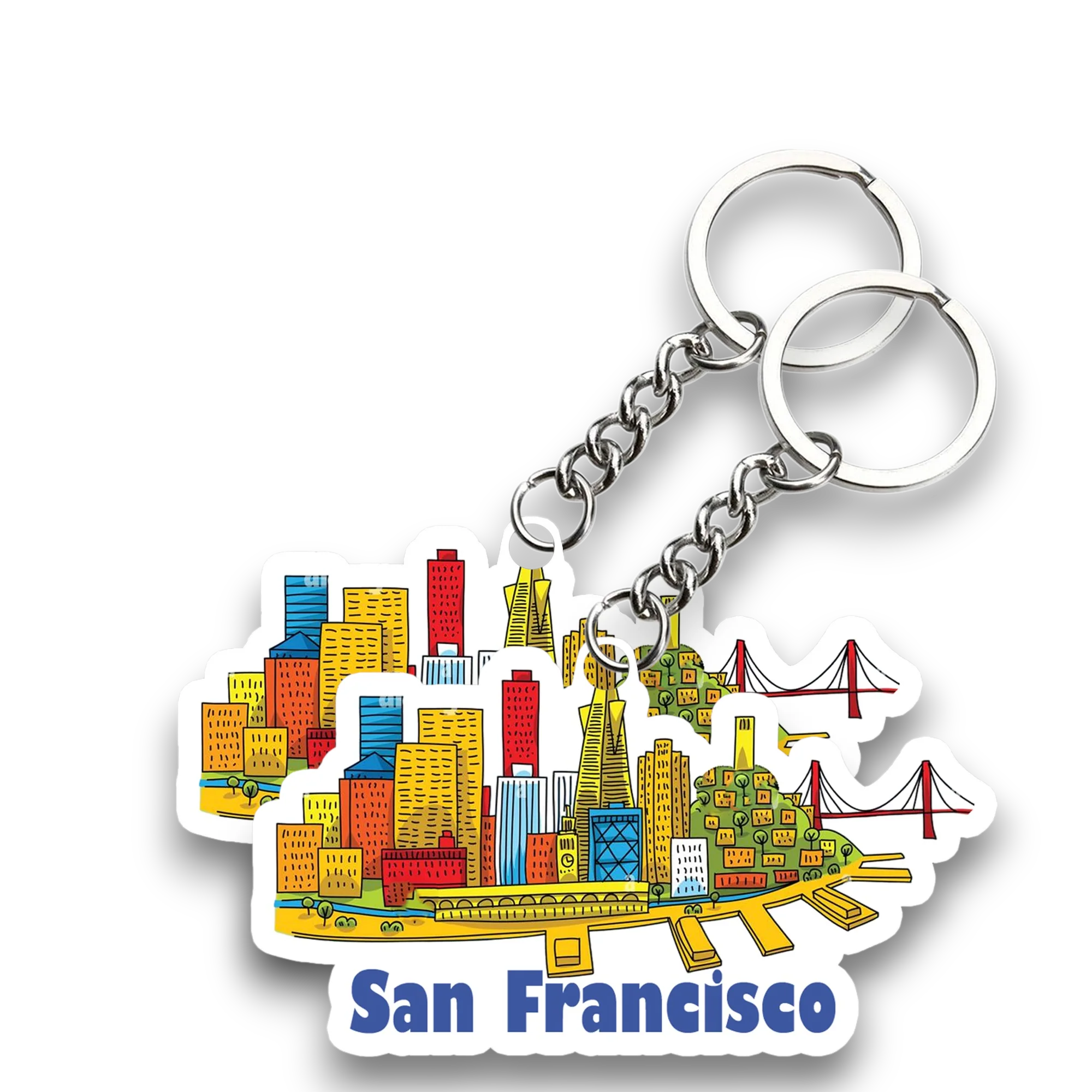 San Francisco Key chain ( Set of 2 ) - Image 2
