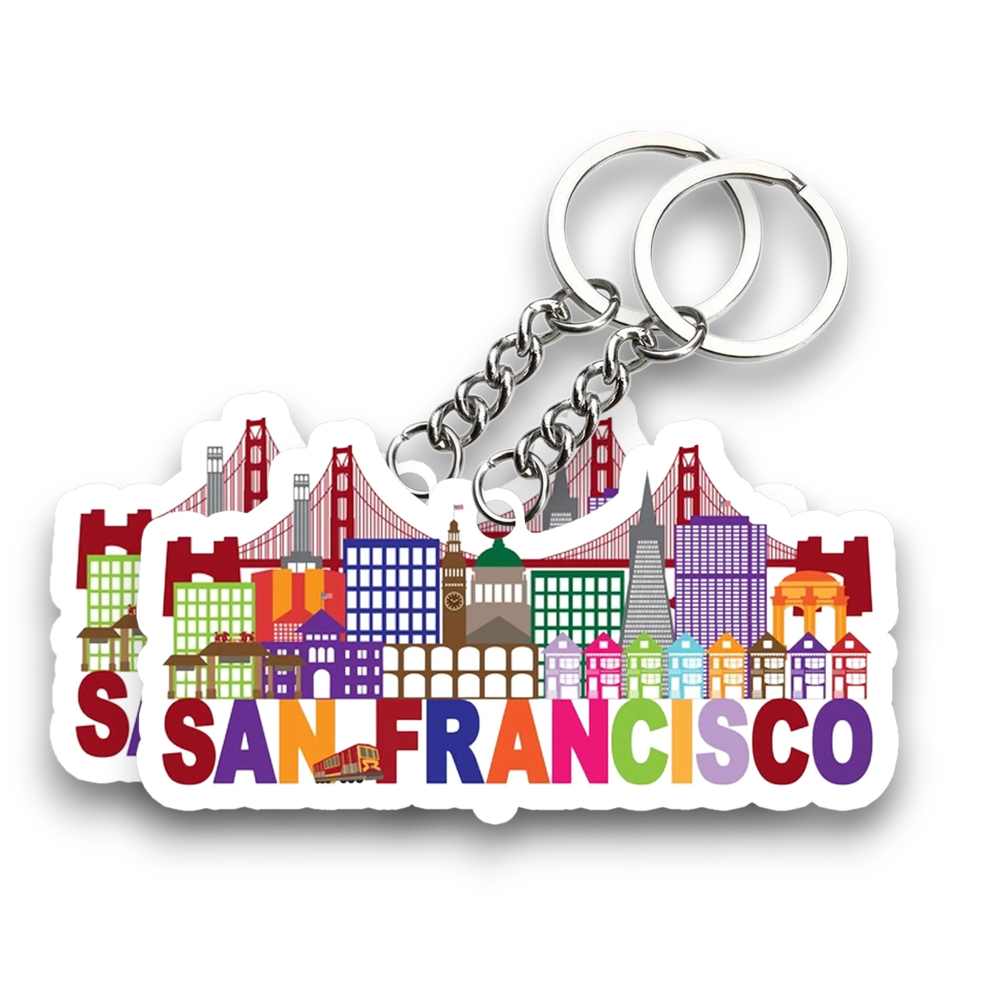 San Francisco Key chain ( Set of 2 ) - Image 2