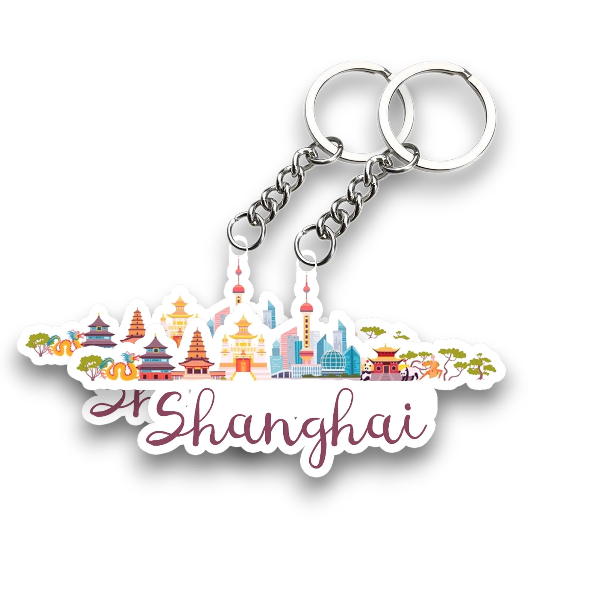 Shanghai Key chain ( Set of 2 ) - Image 2