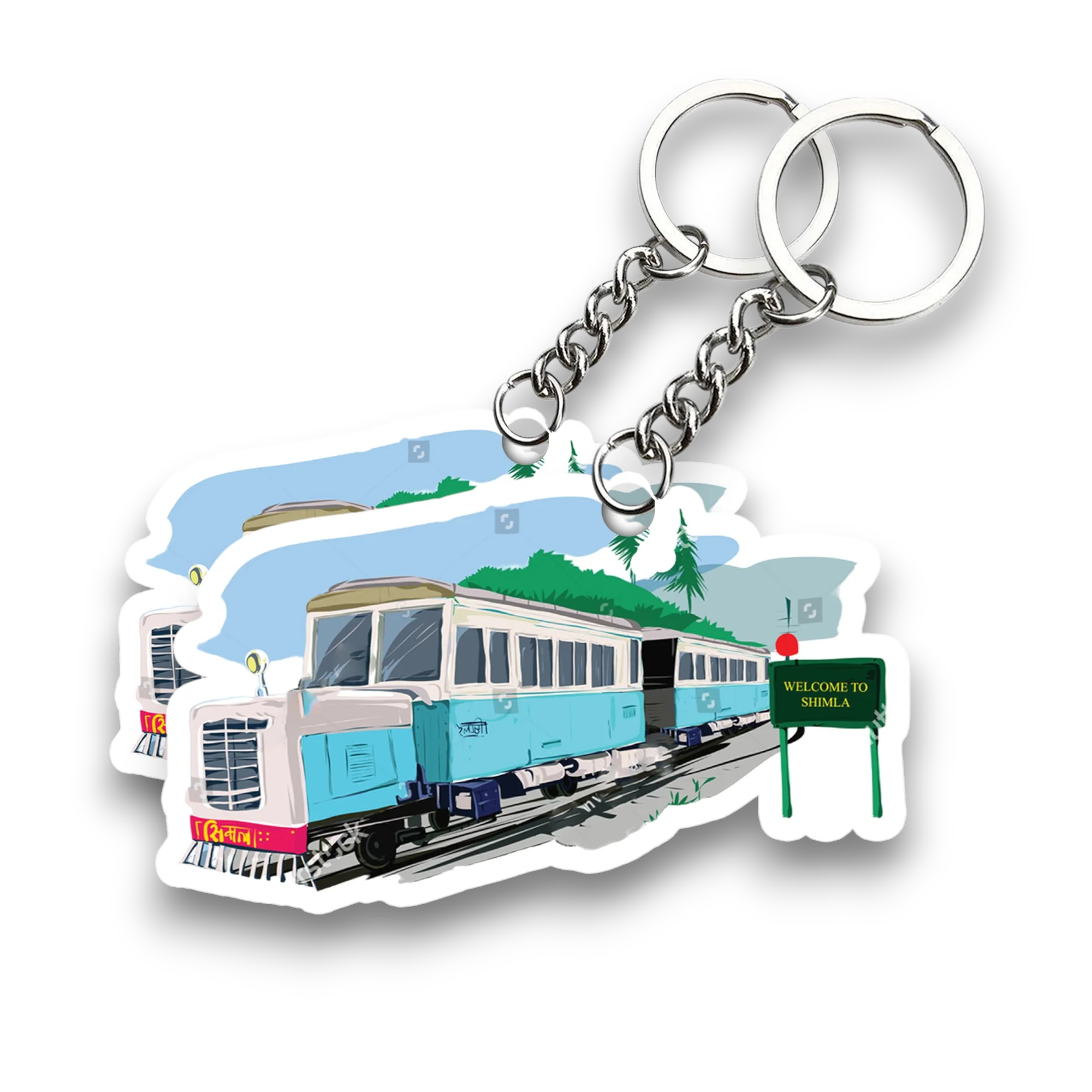 Shimla Key chain ( Set of 2 ) - Image 2