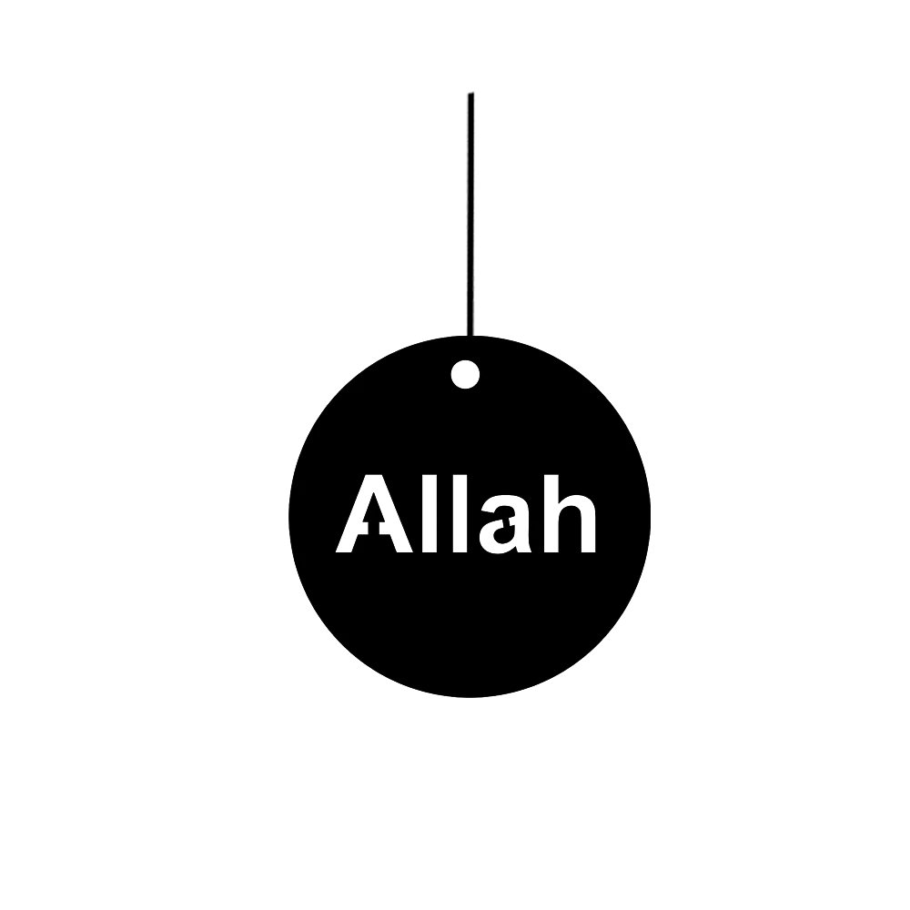 ShopTwiz Allah Ji Sacred Name Car Hanging Decorative - Image 2