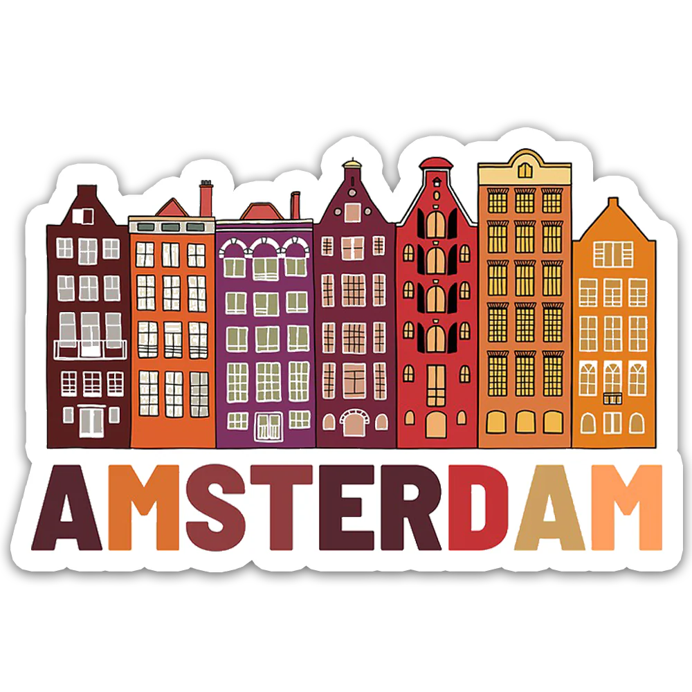 ShopTwiz Amsterdam Beauty City Fridge Magnet and Door Magnets