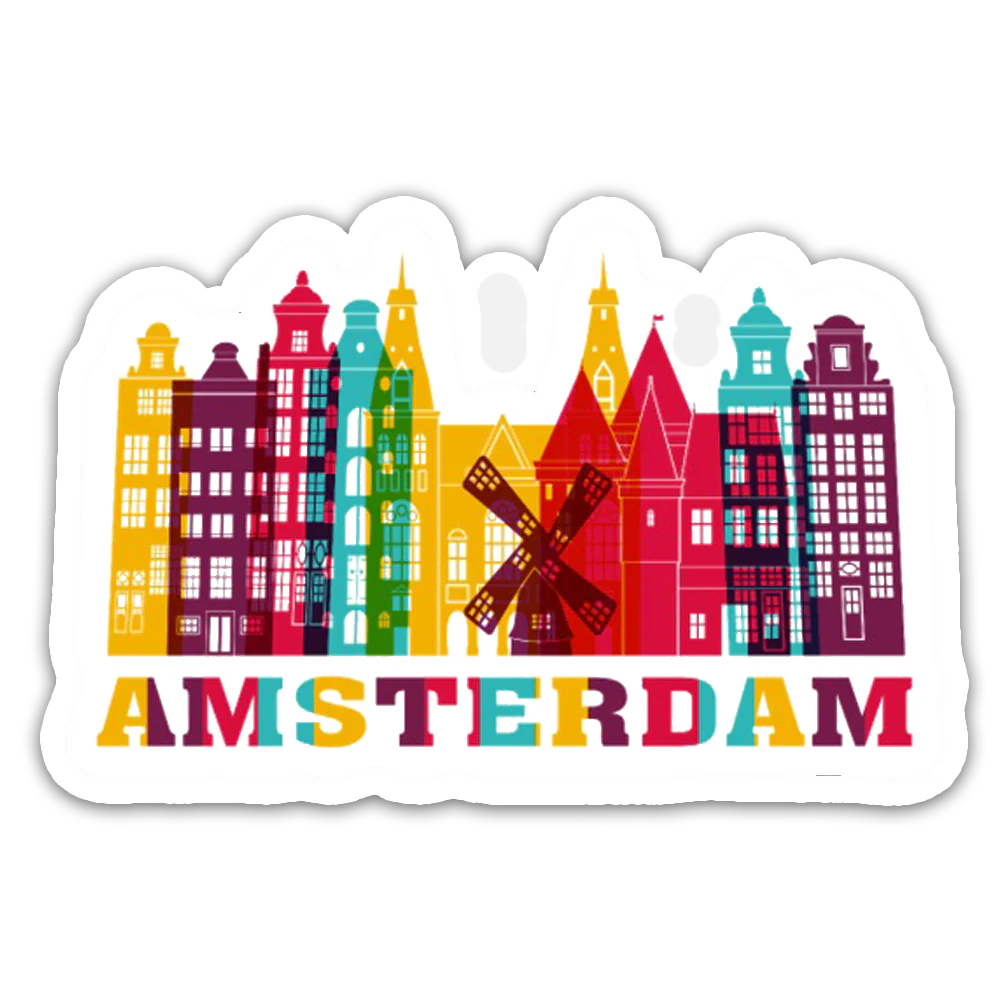 ShopTwiz Amsterdam Beauty City Fridge Magnet and Door Magnets