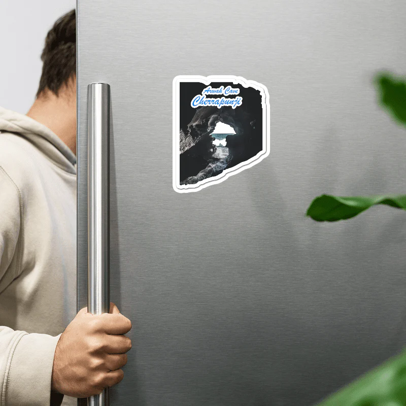 ShopTwiz Arwah Cave (Cherrapunji) Awesome City Lovely Door Magnets And Fridge Magnet - Image 2
