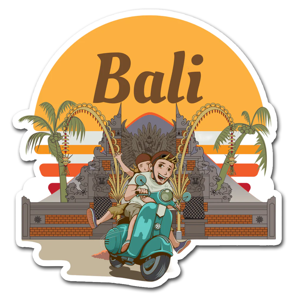 ShopTwiz Bali Trip City Lovely Door Magnets And Fridge Magnet