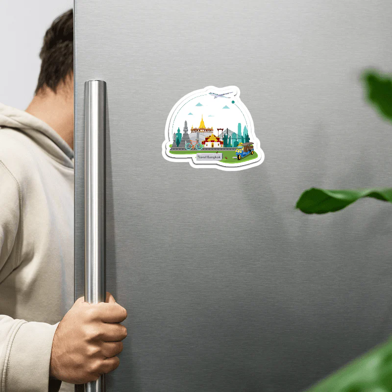 ShopTwiz Bangkok Travel City  Fridge Magnet And  Beauty Door Magnets - Image 2