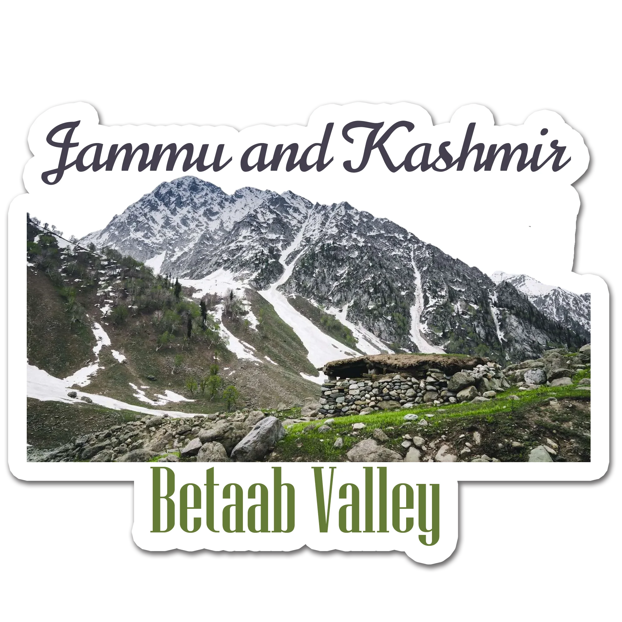 ShopTwiz  Betab Valley 3 (Jammu and Kashmir) Awesome City Lovely Door Magnets And Fridge Magnet