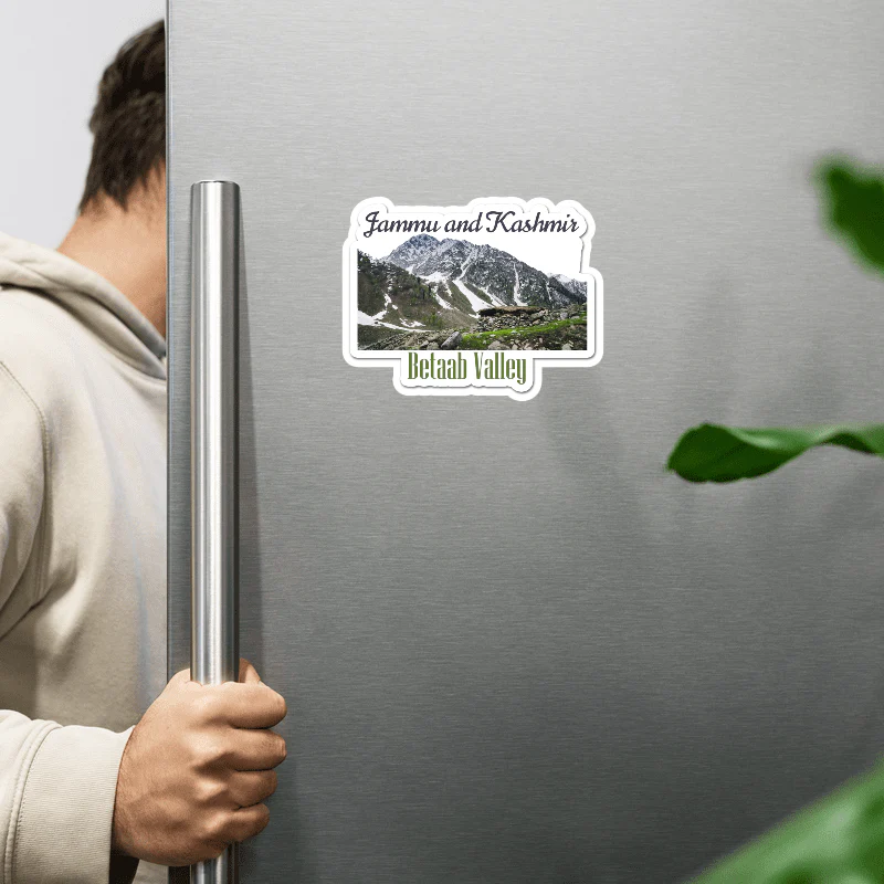 ShopTwiz  Betab Valley 3 (Jammu and Kashmir) Awesome City Lovely Door Magnets And Fridge Magnet - Image 2