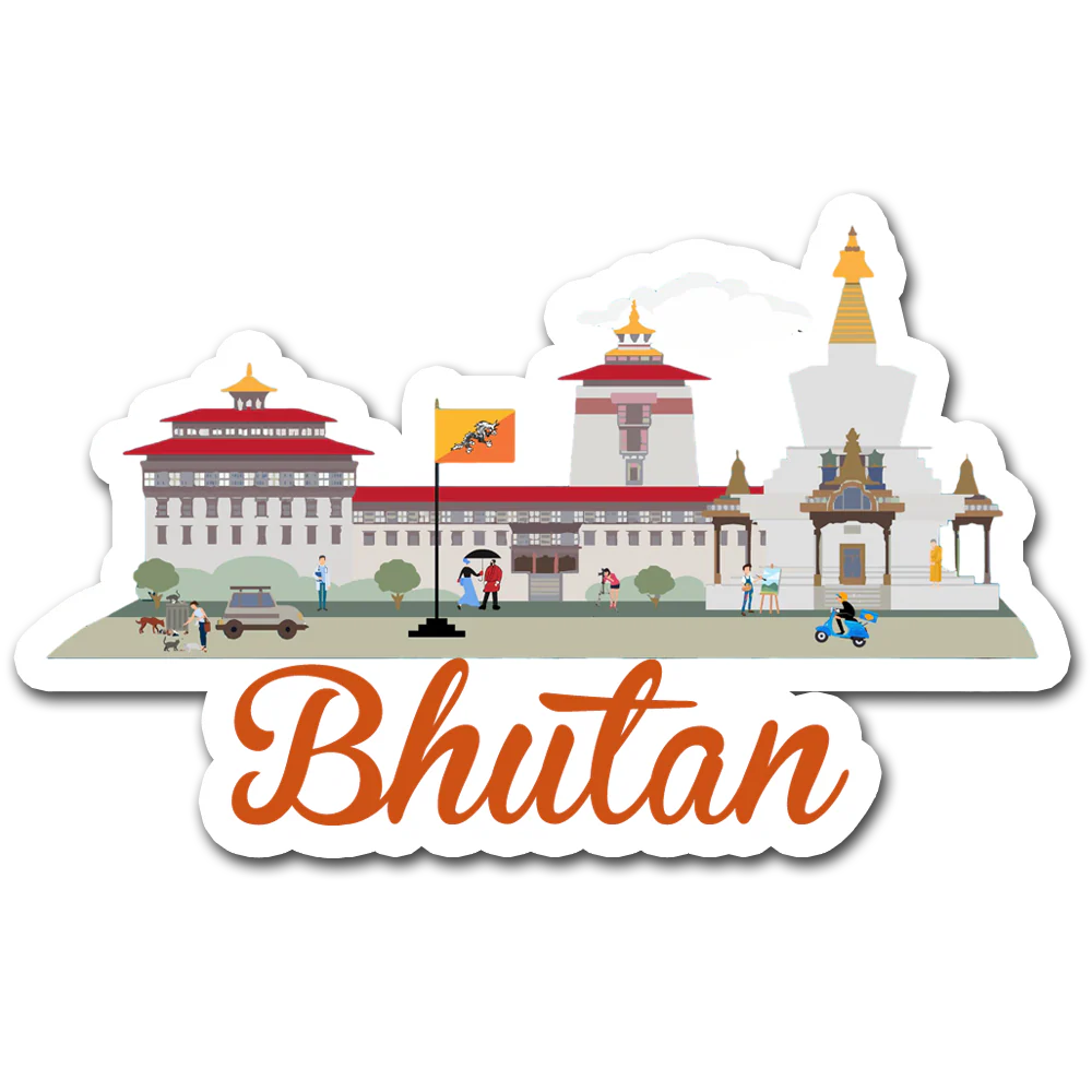 ShopTwiz Bhutan Best City Lovely Door Magnets And Fridge Magnet