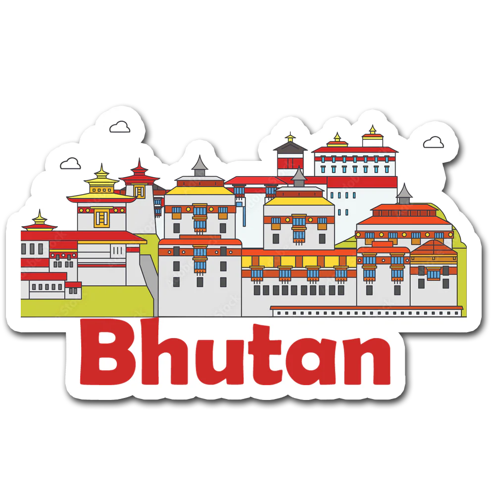 ShopTwiz Bhutan Famous City Lovely Door Magnets And Fridge Magnet