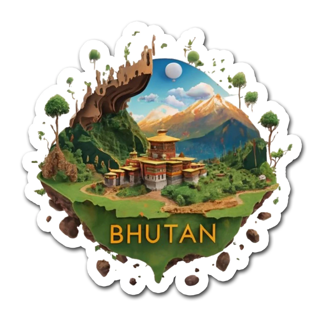 ShopTwiz Bhutan Travel  City Lovely Door Magnets And Fridge Magnet