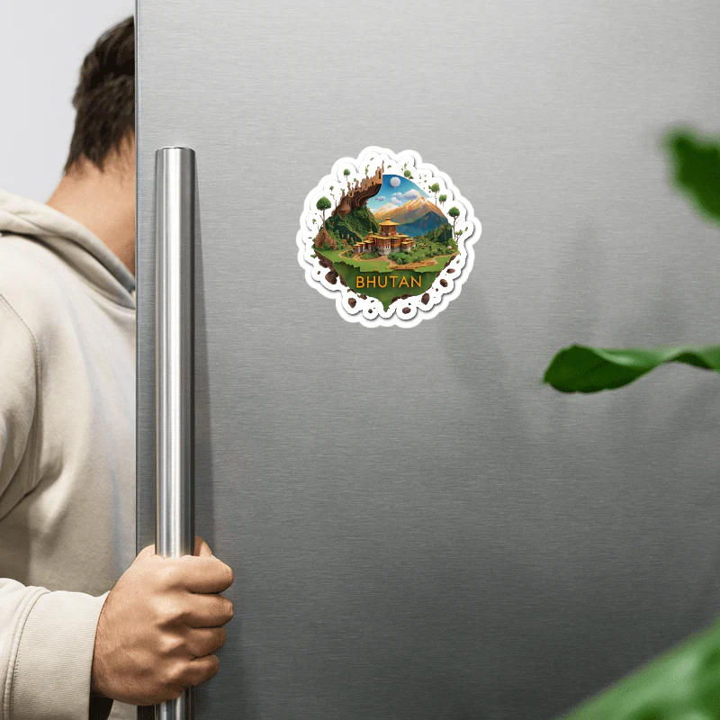 ShopTwiz Bhutan Travel  City Lovely Door Magnets And Fridge Magnet - Image 2
