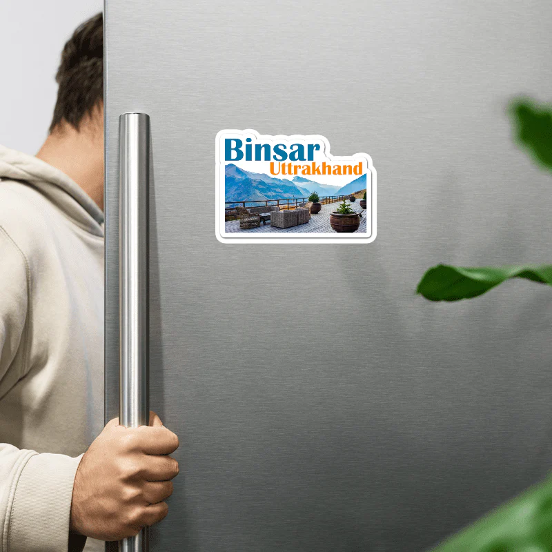 ShopTwiz Binsar 2 (Uttrakhand) Awesome City Lovely Door Magnets And Fridge Magnet - Image 2