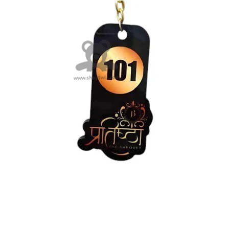 Shoptwiz Black and gold Hanging with Customized number Logo or text - Image 2
