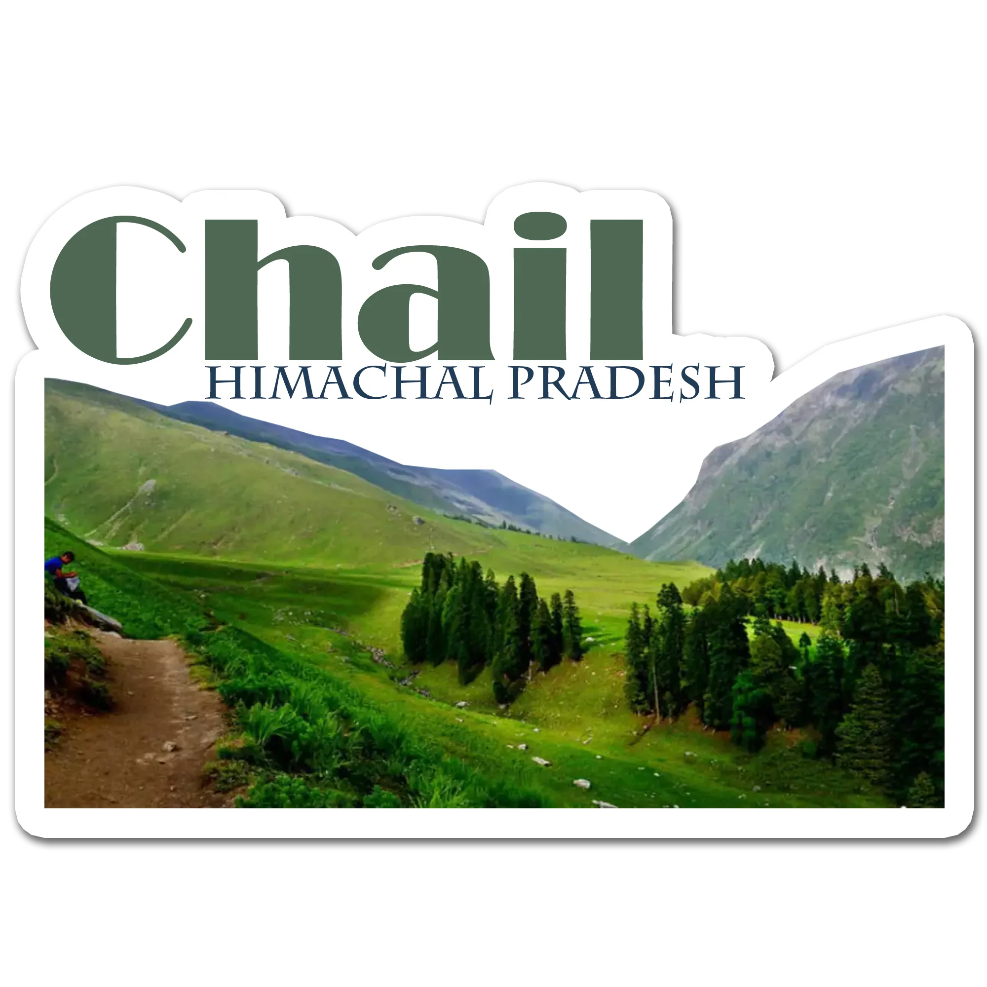 ShopTwiz Chail 3 (Himachal Pradesh) Awesome City Lovely Door Magnets And Fridge Magnet - Image 2