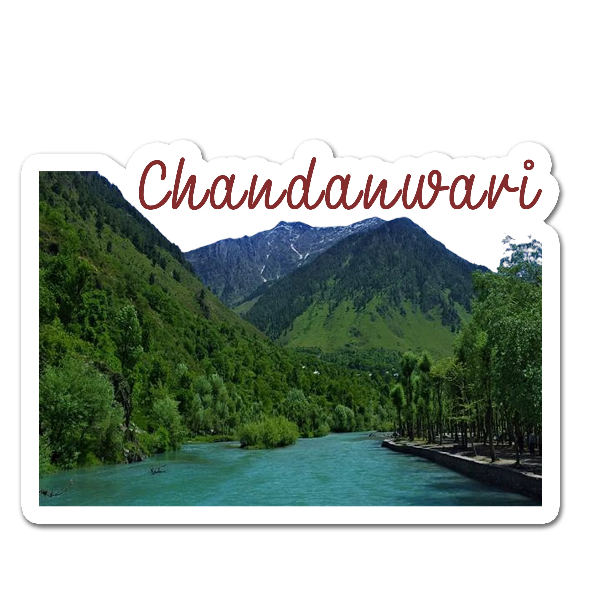 ShopTwiz Chandanwari 2 (Jammu & Kashmir) Awesome City Lovely Door Magnets And Fridge Magnet