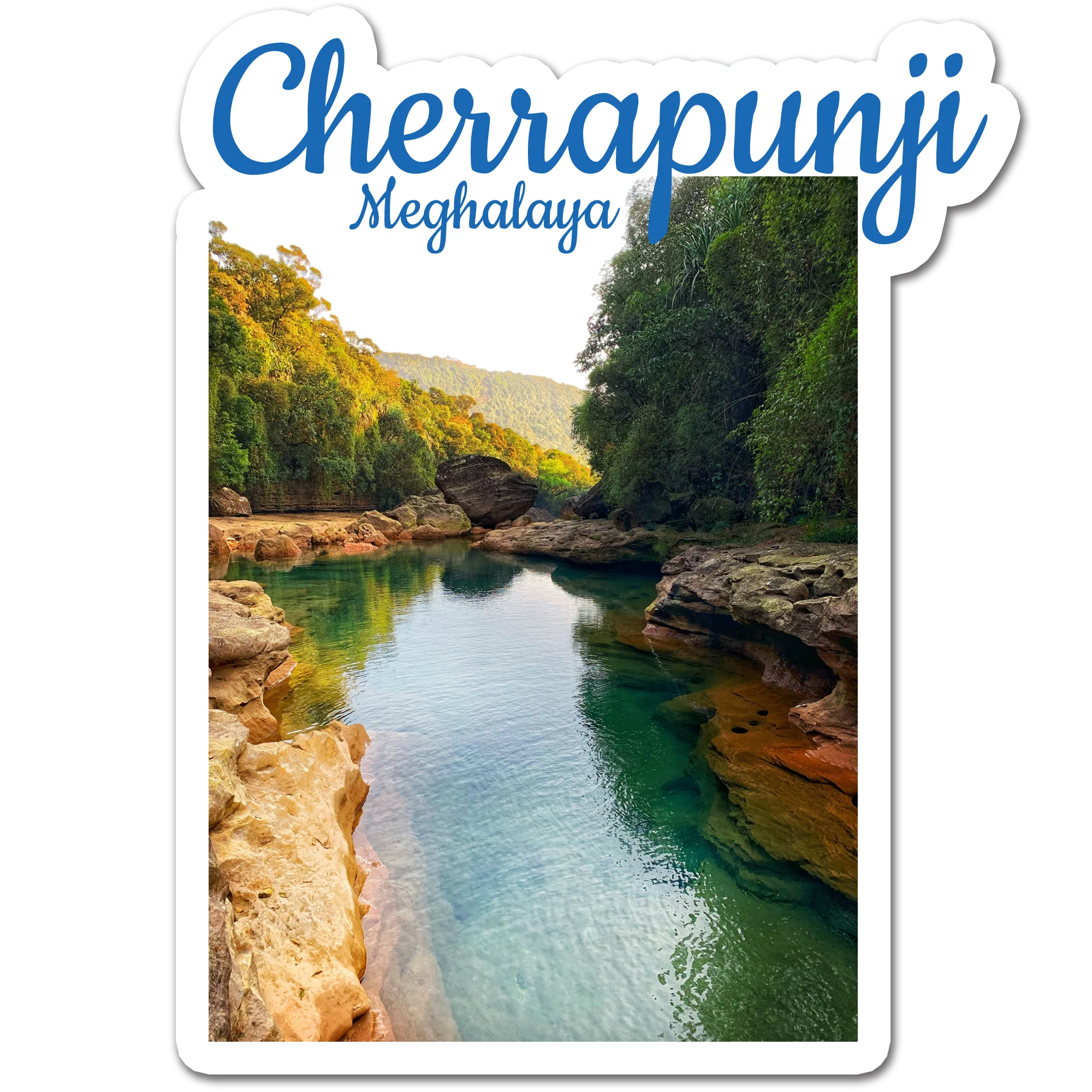 ShopTwiz Cherrapunji (Meghalaya) Awesome City Lovely Door Magnets And Fridge Magnet