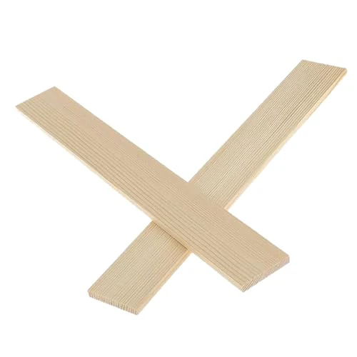 ShopTwiz Craft 20 Pieces Natural Pine Wood Rectangle Board Panel for Arts Craft - Image 4