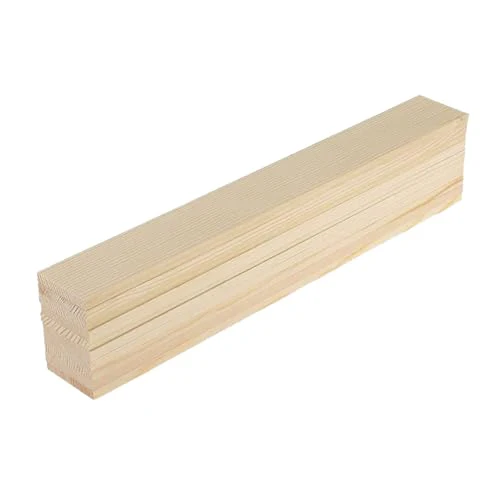 ShopTwiz Craft 20 Pieces Natural Pine Wood Rectangle Board Panel for Arts Craft - Image 5