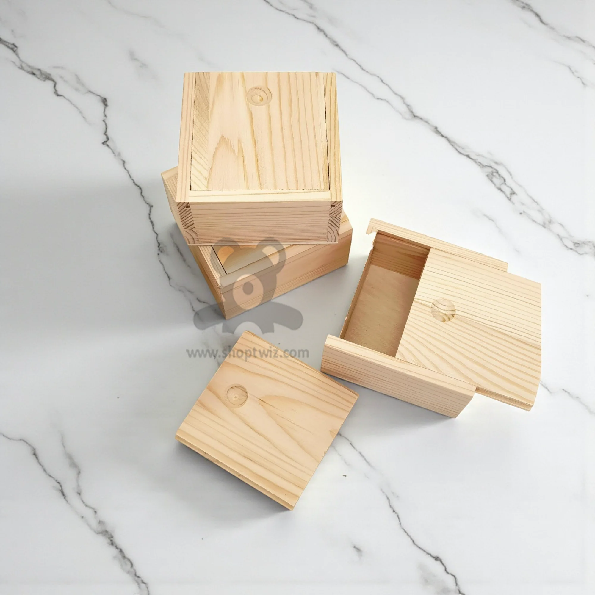 ShopTwiz Customized 1 Piece Wooden Box Set – Personalize with Logo or Name | Elegant Corporate Gift - Image 3