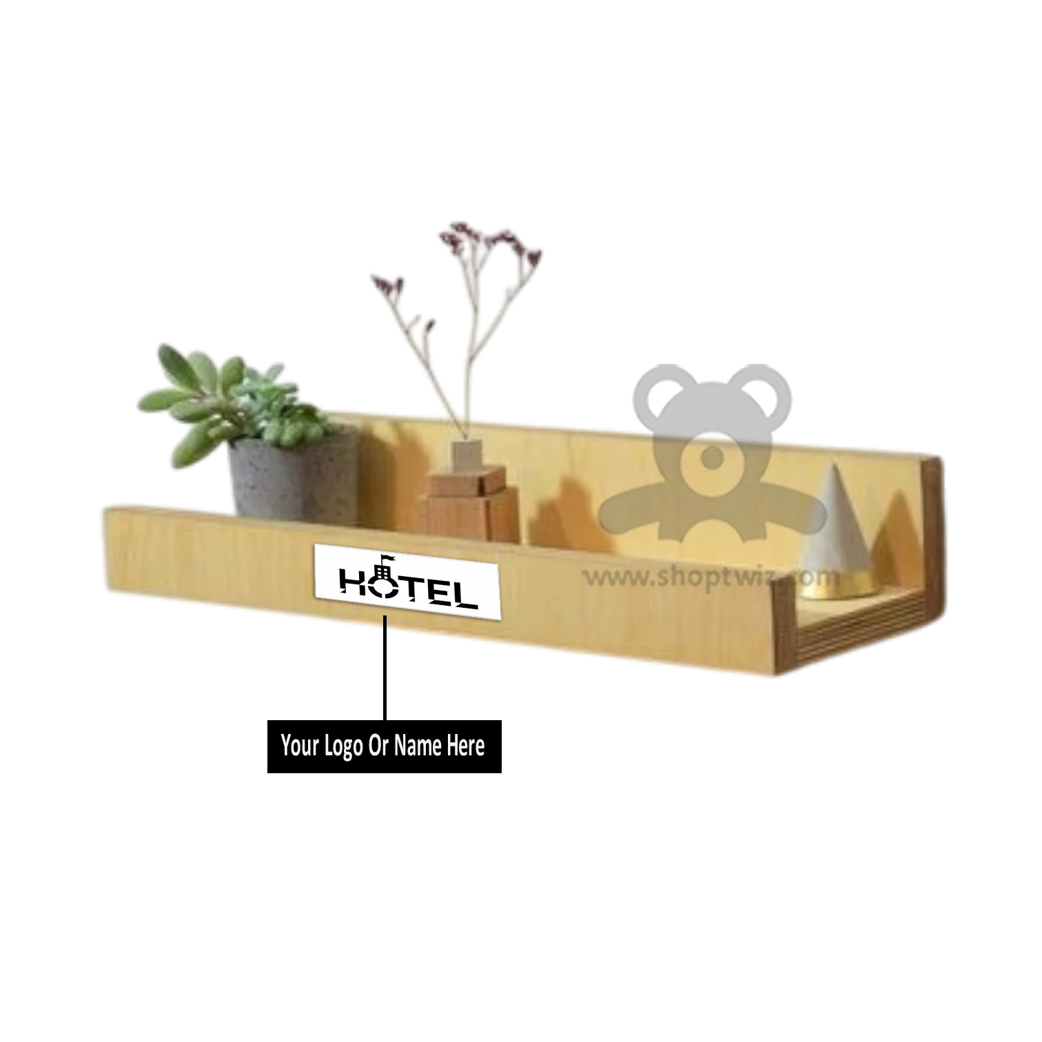 ShopTwiz Customized Flower Pot Stand – Personalize with Logo or Name | Elegant Corporate Gift - Image 2