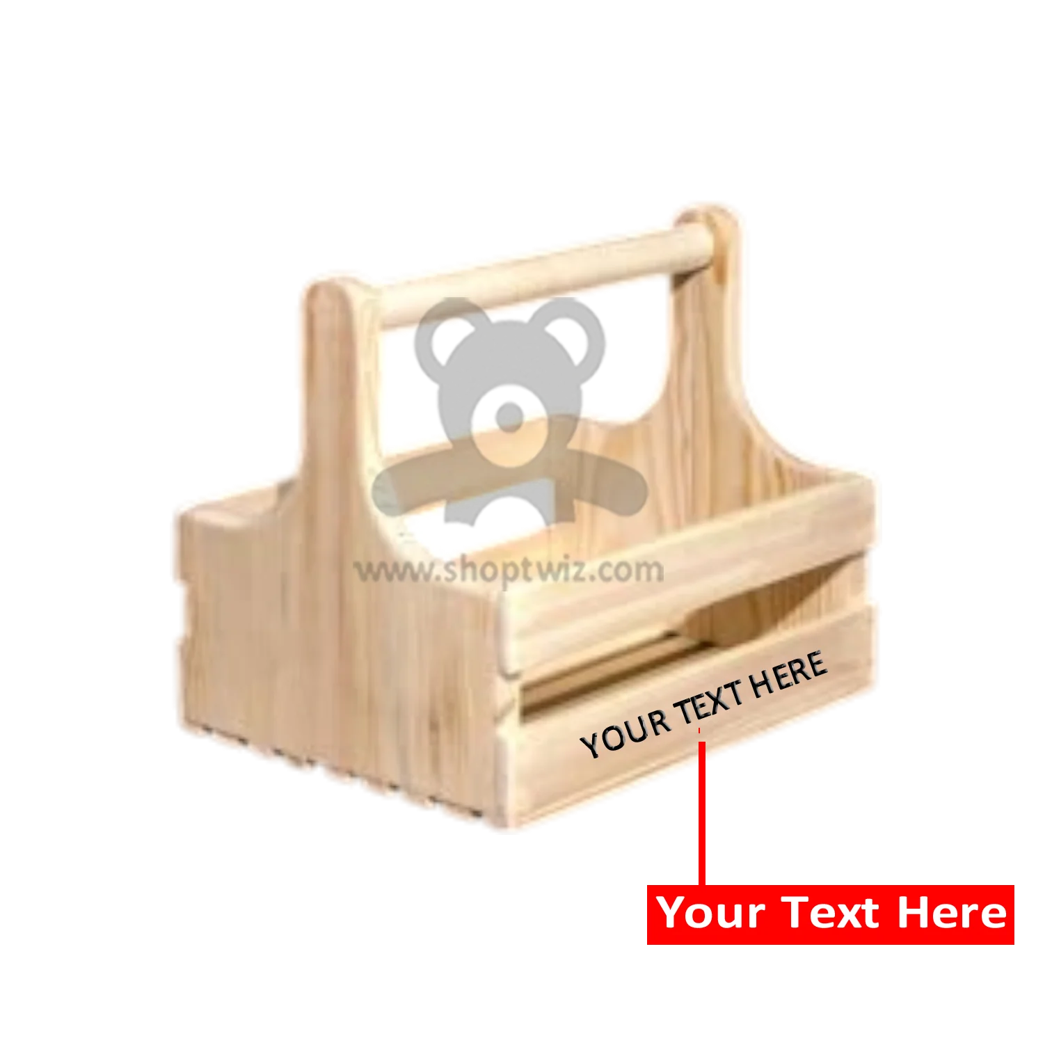 ShopTwiz Customized Hamper Basket – Personalize with Logo or Name | Elegant Corporate Gift - Image 2