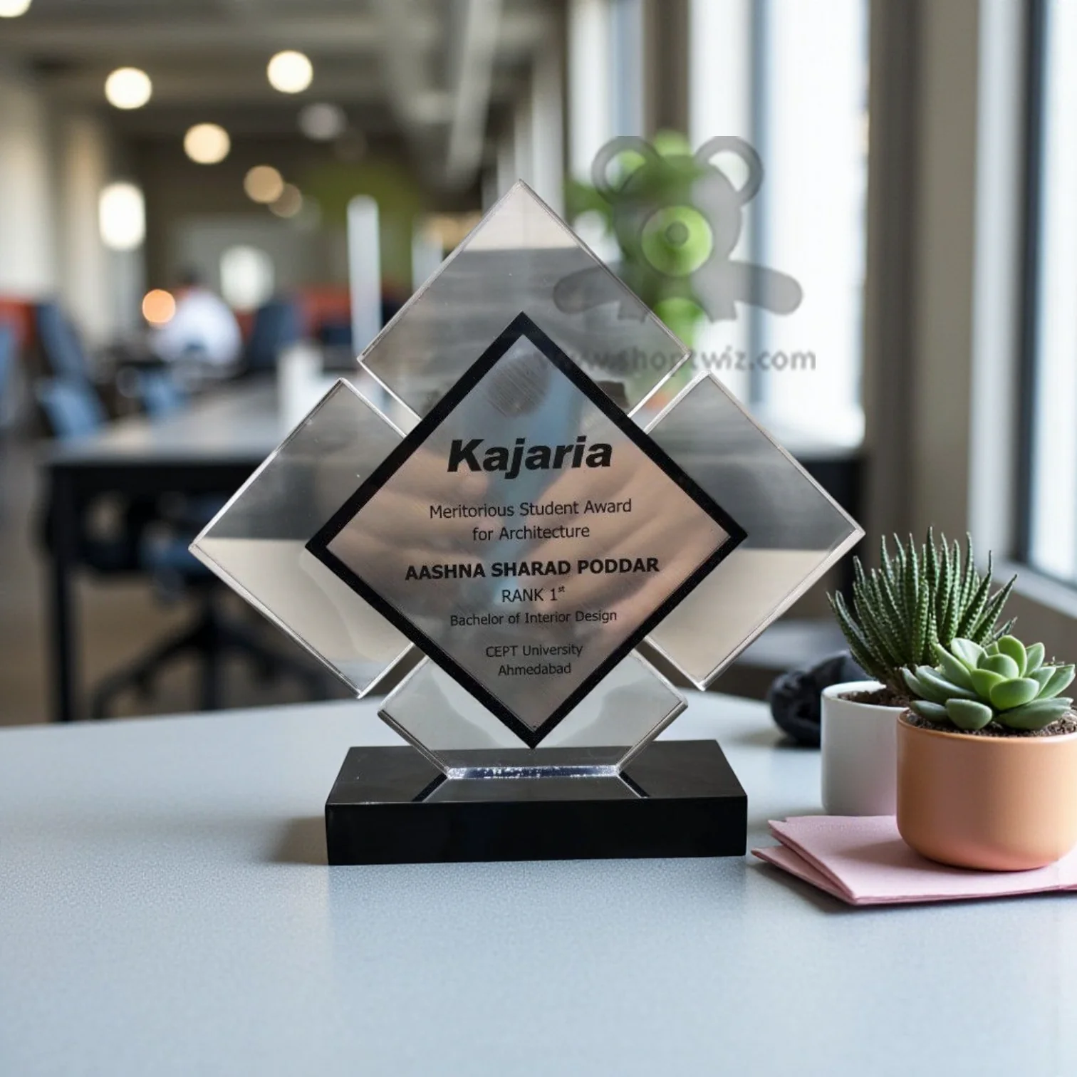 ShopTwiz Customized Sport Award Trophy – Personalized Logo & Name Corporate Gift - Image 3