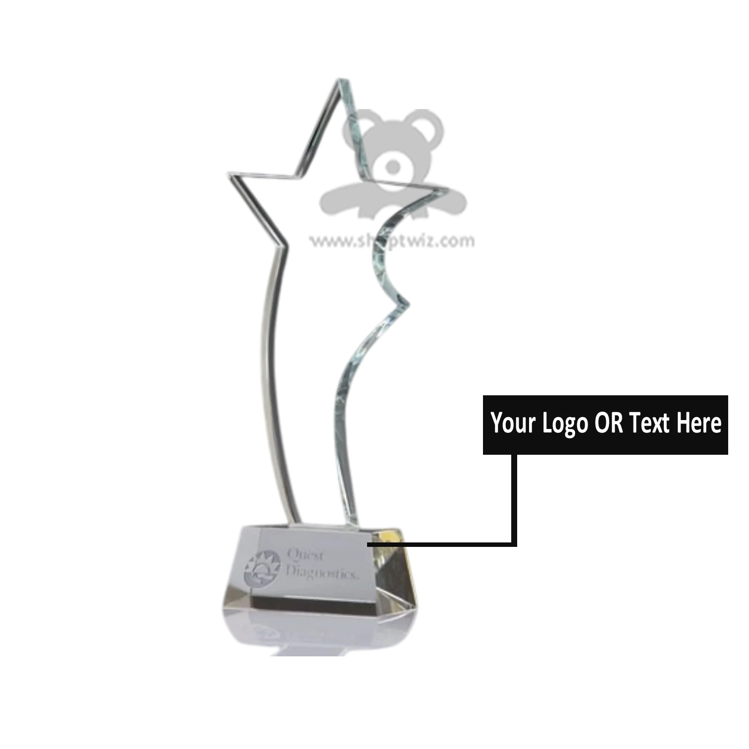 ShopTwiz Customized Star Trophy – Personalized Logo & Name Corporate Gift - Image 2